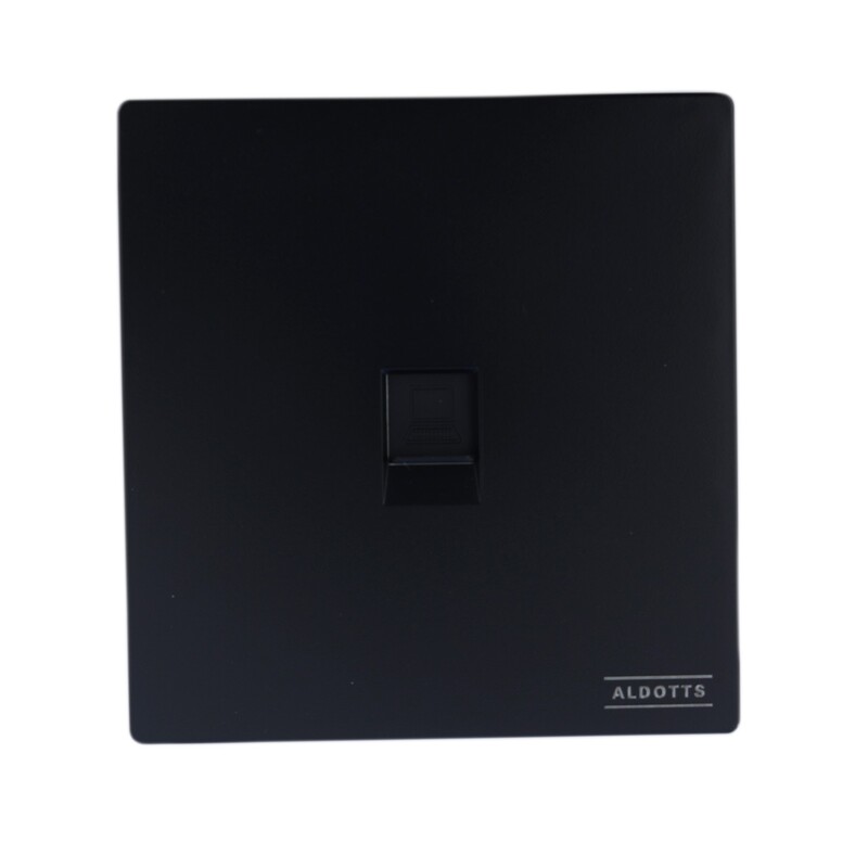 Data Socket With 1 Port - Black