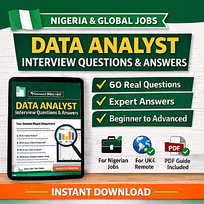 Data Analyst Interview Questions & Answers (60+ Questions) – PDF Download