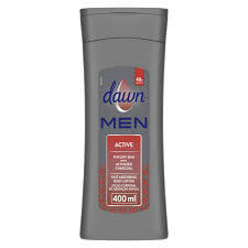 Dawn Men Active Fast Absorbing Body Lotion for Dry Skin 400ml