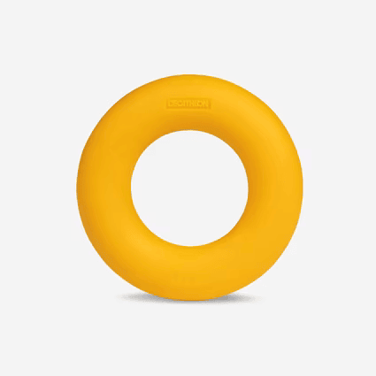 Decathlon - Medium-Resistance Weight Training Handgrip - Orange