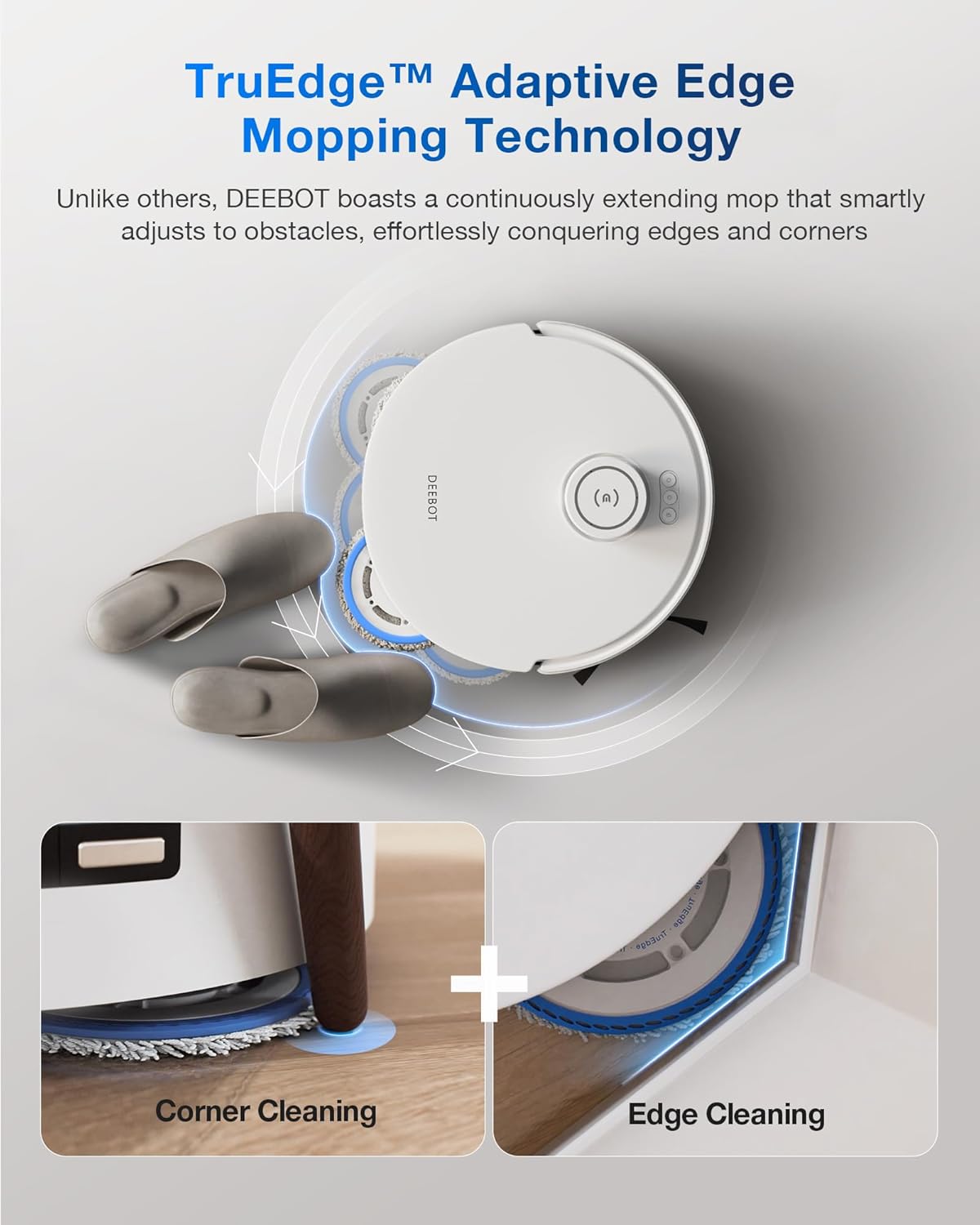 Ecovacs DEEBOT T30 PRO OMNI Robot Vacuum Cleaner - 11,000Pa, 290min Runtime