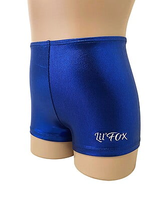 DEEP ROYAL BLUE SHINY FOIL PRO SHORTS DEEP ROYAL BLUE SHINY FOIL PRO SHORTS