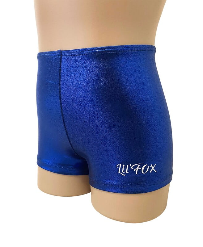 DEEP ROYAL BLUE SHINY FOIL PRO SHORTS DEEP ROYAL BLUE SHINY FOIL PRO SHORTS