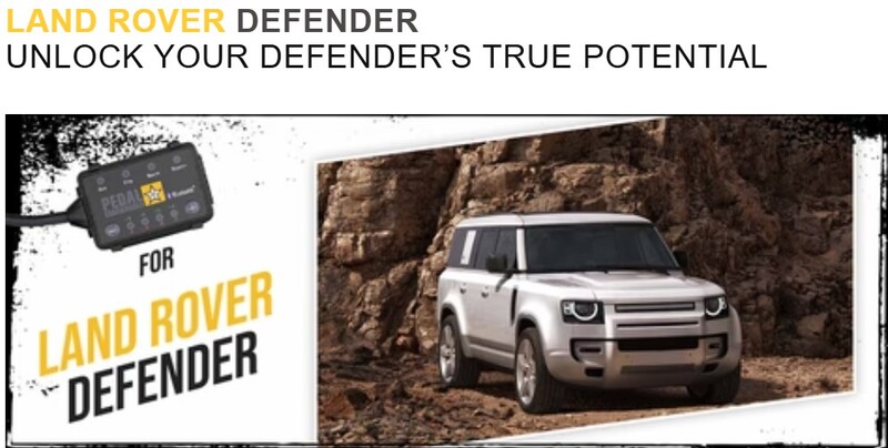 Pedal Commander® Throttle Response Controller For Land Rover Defender Pedal Commander® Throttle Response Controller For Land Rover Defender