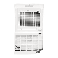 Back view of White Westinghouse Dehumidifier AWHD20L - 20 liter