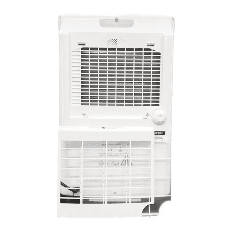 Back view of White Westinghouse Dehumidifier AWHD20L - 20 liter