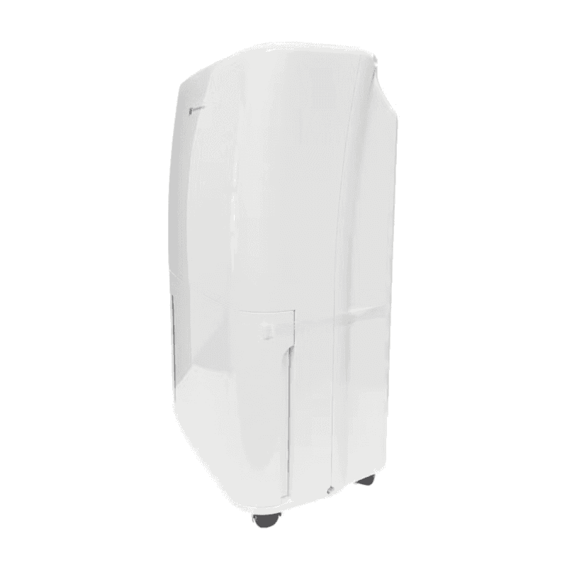 Control panel close-up of the White Westinghouse AWHD20L dehumidifier.