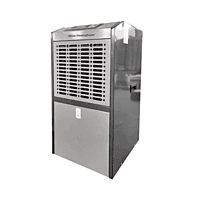 High-performance 60L dehumidifier for industrial basement and garage drying.
