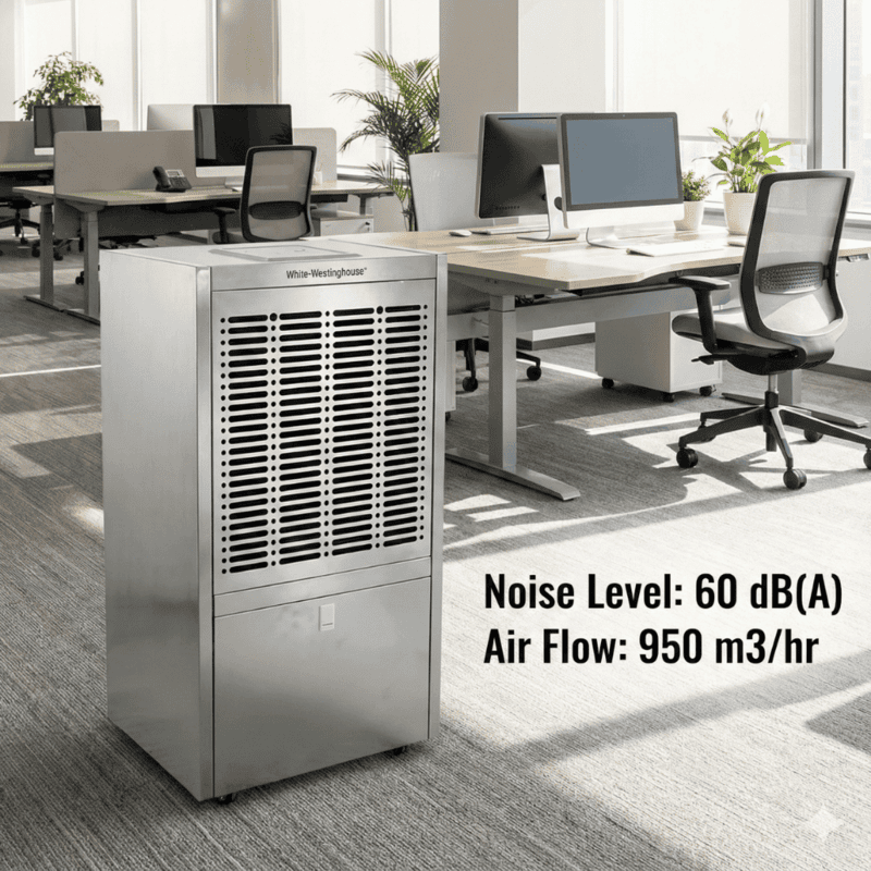 High-performance White Westinghouse WDE110S dehumidifier machine