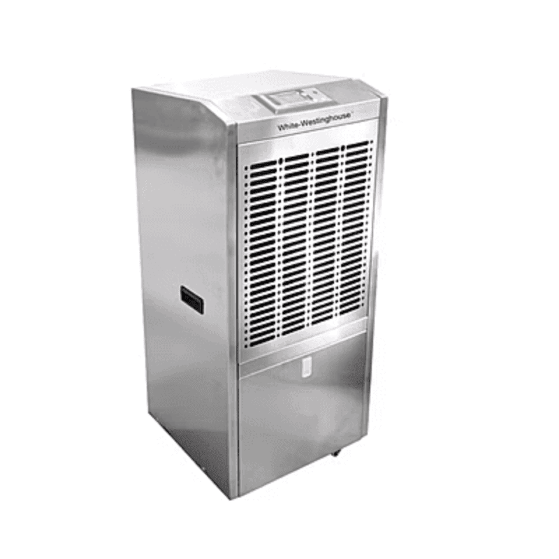 White Westinghouse WDE110S 110-liter commercial dehumidifier front view