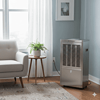 Industrial-grade White Westinghouse 150L dehumidifier for basement and warehouse humidity control.