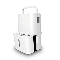 Large capacity 60-liter White Westinghouse dehumidifier for basement and commercial use. Large capacity 60-liter White Westinghouse dehumidifier for basement and commercial use.