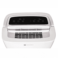 Close-up of the LED display and humidity settings on the White Westinghouse WDE602. Close-up of the LED display and humidity settings on the White Westinghouse WDE602.