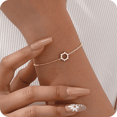 Delicate Diamonds Sun Bracelet