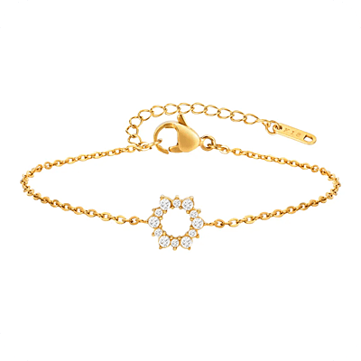 Delicate Diamonds Sun Bracelet