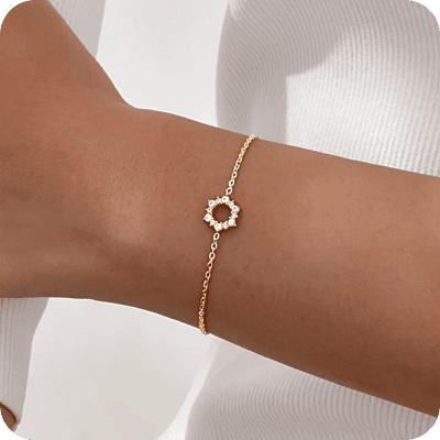 Delicate Diamonds Sun Bracelet