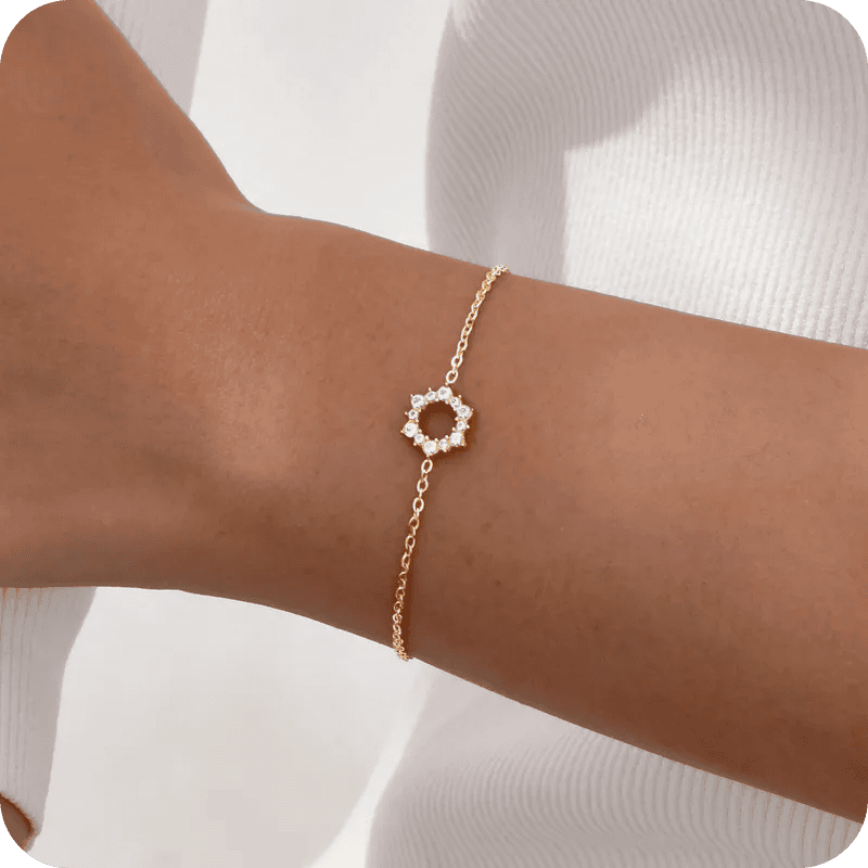 Delicate Diamonds Sun Bracelet