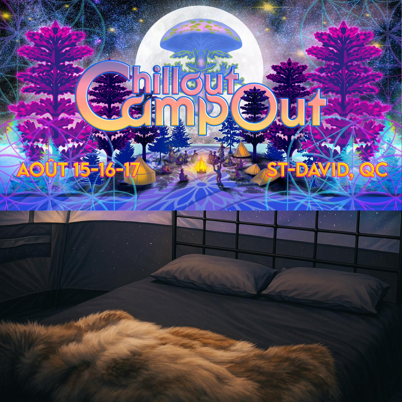 CHILLOUT CAMPOUT - Glamping Deluxe - TOUTE LA FIN DE SEMAINE!!! CHILLOUT CAMPOUT - Glamping Deluxe - TOUTE LA FIN DE SEMAINE!!!