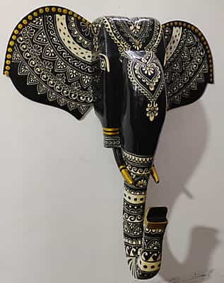 Elephant Mural Handicraft Elephant Mural Handicraft