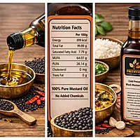 Cold Pressed Black Mustard Oil