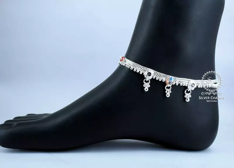 Designer Silver Payal Jewellery Designer Silver Payal Jewellery