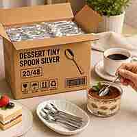 Dessert Tiny Spoon Silver 20/48