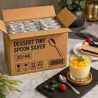 Dessert Tiny Spoon Silver 20/48