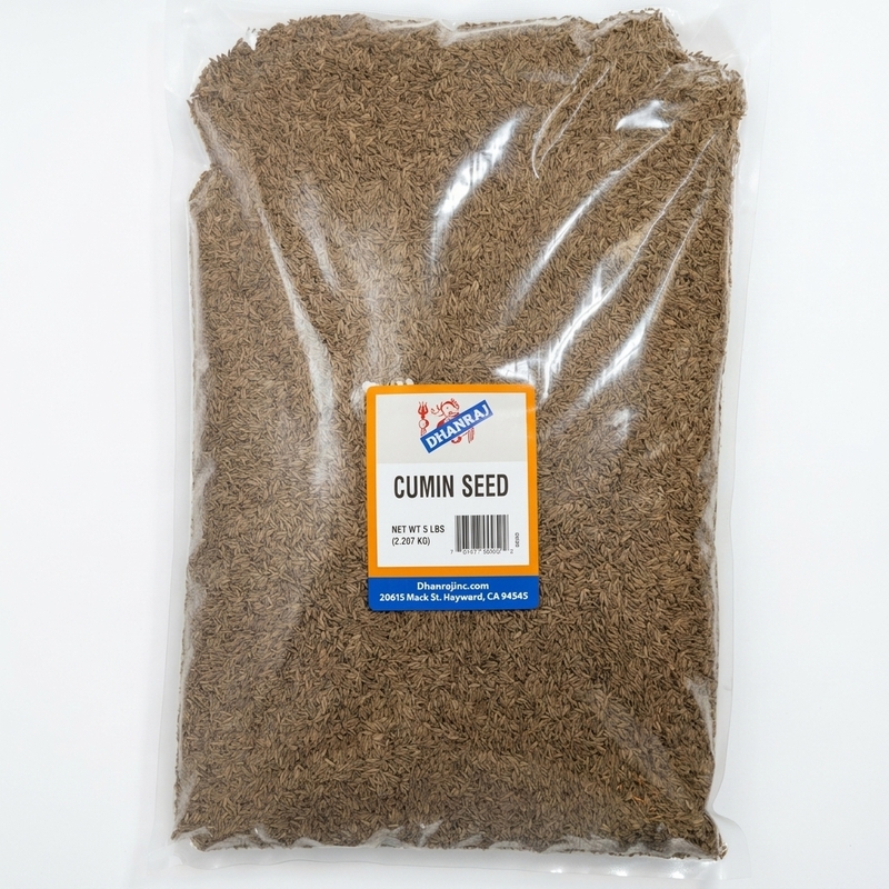 Dhanraj Cumin Seeds showing clean, aromatic whole jeera seeds for authentic Indian cooking