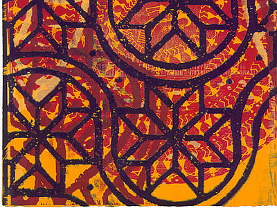 Dharma Wheel Turns, Print on Paper