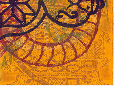 Dharma Wheel Turns, Print on Paper