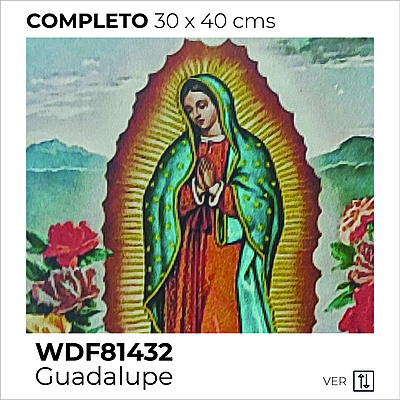 Kit Dibujo Diamante 81432 Guadalupe Unidad