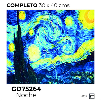 Kit Dibujo Diamante GD75264 Noche Unidad