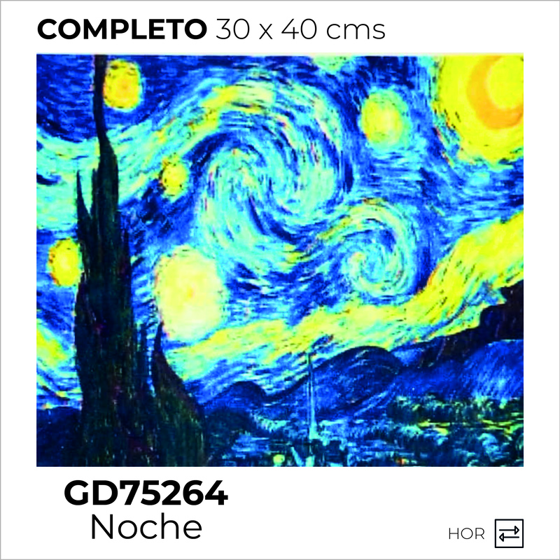 Kit Dibujo Diamante GD75264 Noche Unidad Kit Dibujo Diamante GD75264 Noche Unidad