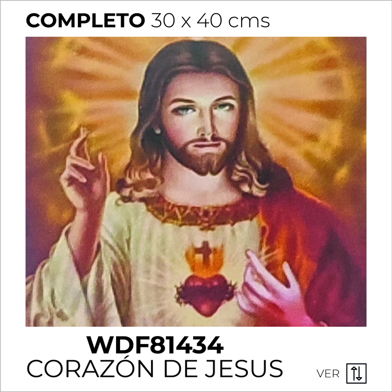 Kit Dibujo Diamante 81434 Corazon De Jes Unidad Kit Dibujo Diamante 81434 Corazon De Jes Unidad