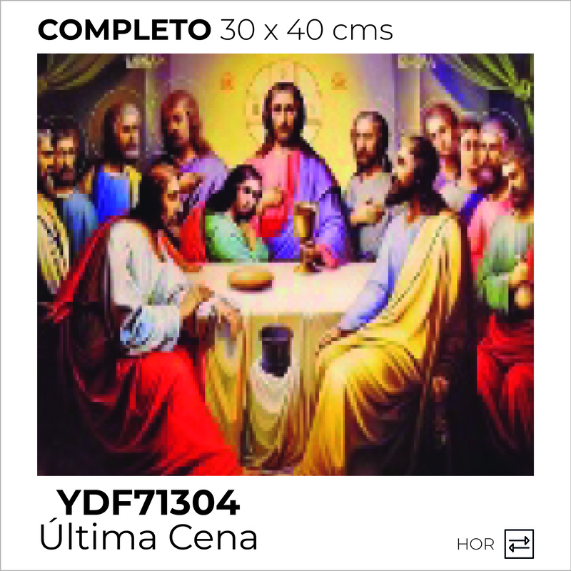 Kit Dibujo Diamante Ydf71304 Ultima Cena Unidad Kit Dibujo Diamante Ydf71304 Ultima Cena Unidad