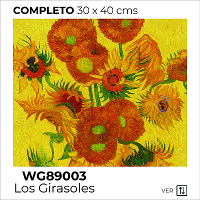 Kit Dibujo Diamante GD74744 Los Girasoles Unidad