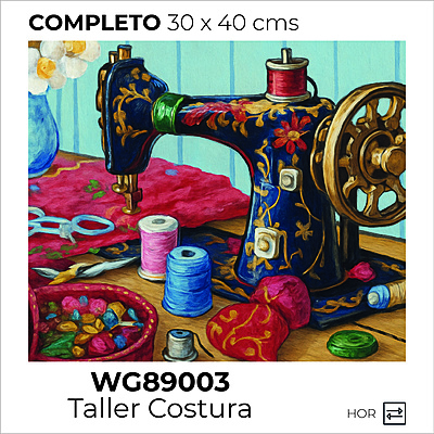 Kit Dibujo Diamante GD90184 Taller Costura Unidad