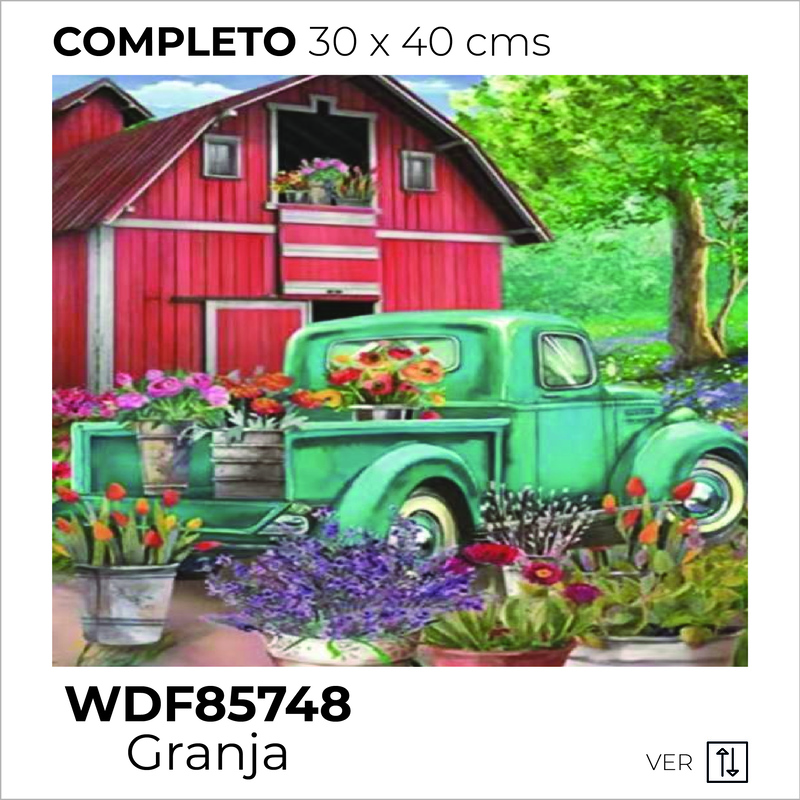Kit Dibujo Diamante Wdf85748 Granja Unidad Kit Dibujo Diamante Wdf85748 Granja Unidad