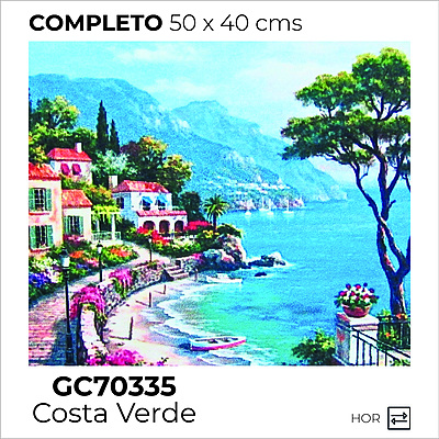 Kit Dibujo Diamante GC70335 Costa verde Unidad