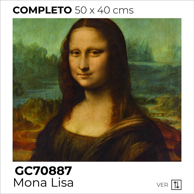 Kit Dibujo Diamante GC70887 Mona Lisa Unidad Kit Dibujo Diamante GC70887 Mona Lisa Unidad