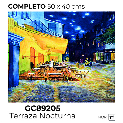 Kit Dibujo Diamante GC89205 Terraza Nocturna Unidad
