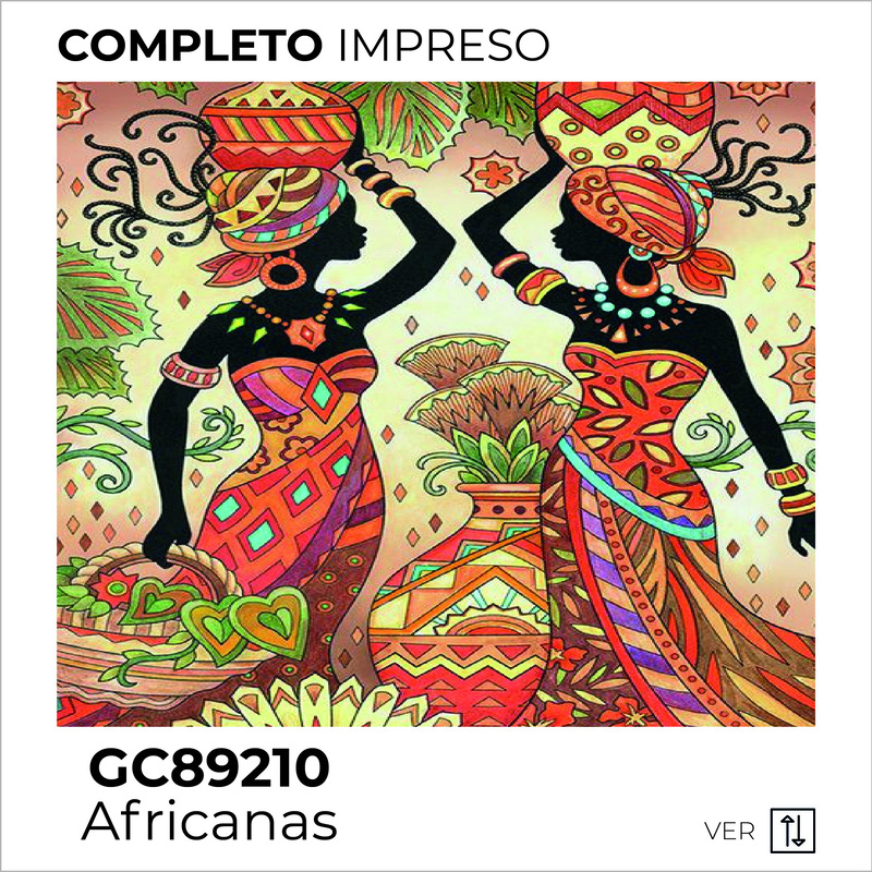 Kit Dibujo Diamante GC89210 Africanas Unidad Kit Dibujo Diamante GC89210 Africanas Unidad