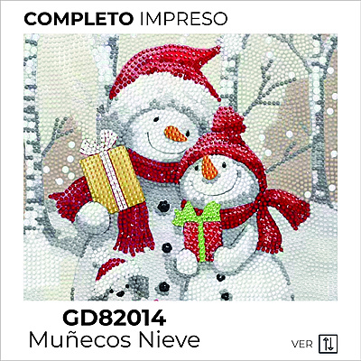 Kit Dibujo Diamante GD82014 Muñeco Nieve Unidad