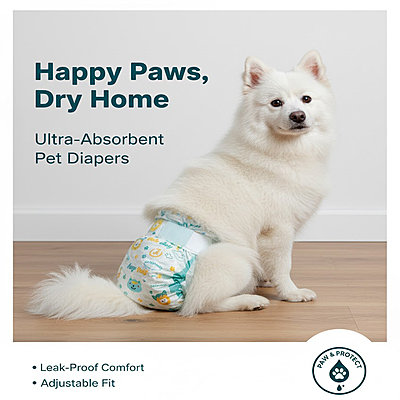 Dog Diapers Pack 10 Pieces
