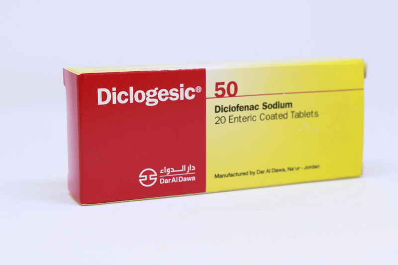 Diclogesic Tabletās 50mg 20ās