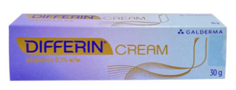 Differin 0.1% Cream For Acne 30g