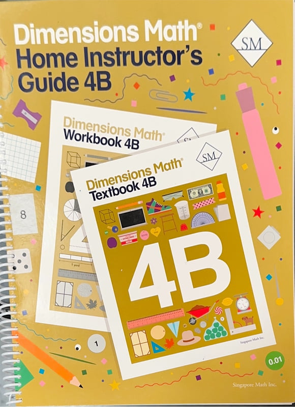 Dimensions Math Home Instructor's Guide 4B