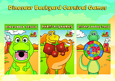 Dinnosaurs Backyard Carnival Game Wave 2