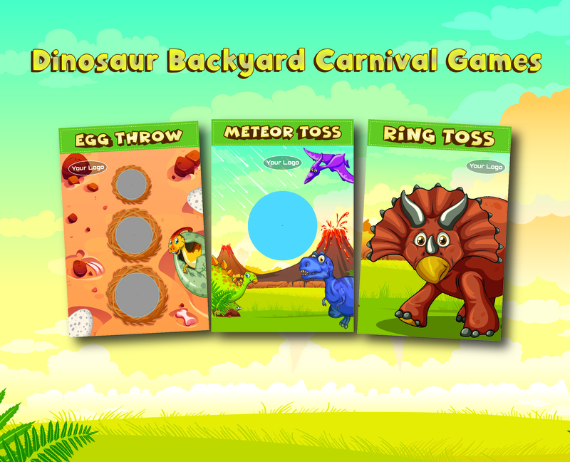 Dinnosaur Backyard Carnival Games Dinnosaur Backyard Carnival Games