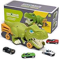 Dinosaur Swallowing Car Trailer Set